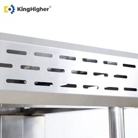 Machine électrique verticale Shawarma avec armoire à rotation automatique commerciale Doner Kebab Grill Roaster Cooker Equipment Kitchen Use