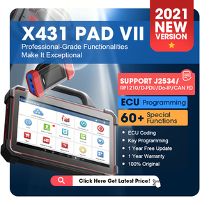 X431รถยนต์2ปี Obd2 hdlll รุ่น7 24V 12V รถกุญแจรถเครื่องทดสอบหัวฉีดปรับปรุงฟรี - Product Image 2