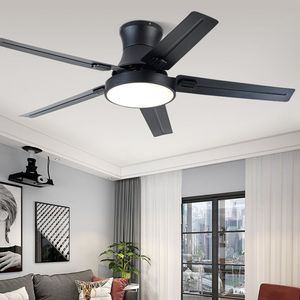 Nueva Llegada 42-56 Pulgadas 3 Aspas Moderno DC/AC Motor de Cristal LED Ventilador de Techo con Control Remoto y Luz - Product Image 1