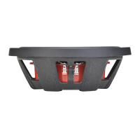 Subwoofer de voiture fin de 10 pouces, double bobine de 4 ohms, 250 W RMS, bobine de 2 pouces en fibre de carbone, pour caisson audio de voiture DIY 1050-135