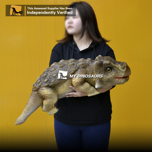 Mi <span class=keywords><strong>DINO</strong></span> DP-054 niños realista bebé Ankylosaurus marioneta de mano - Product Image 6