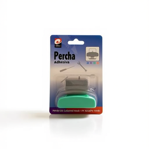 Percha Adhesiva Candy Colored Hook 1PC Novelty Hooks - Product Image 1