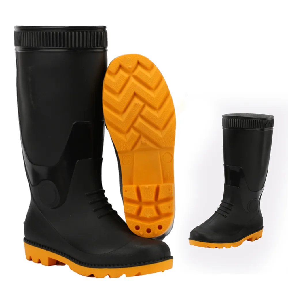 Global waterproof hot explosive PVC GumBoots Anti Slip pvc rain boot gum boots factory for men adults