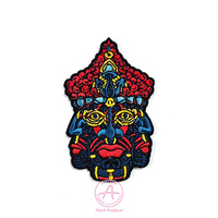 Bordure découpée au laser Patch de broderie thermocollant à coudre Patch pour animaux Accessoire de vêtement direct d'usine