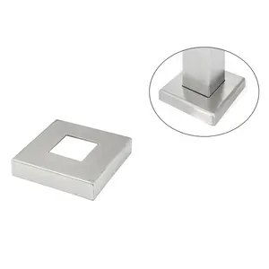 High Quality Stainless Steel Post Base Flange Square Cover
