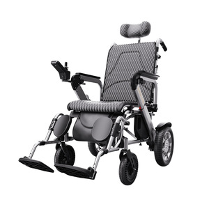 <span class=keywords><strong>Silla</strong></span> de Ruedas Eléctrica Plegable Automática <span class=keywords><strong>con</strong></span> Control Remoto, de Aleación de Aluminio, <span class=keywords><strong>con</strong></span> Batería de Litio de 500w, Ancha y Personalizable, para Personas Mayores - Product Image 1