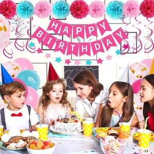 Kit <span class=keywords><strong>de</strong></span> suministros para fiesta <span class=keywords><strong>de</strong></span> <span class=keywords><strong>feliz</strong></span> cumpleaños, 38 Uds., globos <span class=keywords><strong>de</strong></span> látex para niñas y mujeres, decoraciones <span class=keywords><strong>de</strong></span> <span class=keywords><strong>feliz</strong></span> cumpleaños rosas, rojas y rosas - Product Image 6