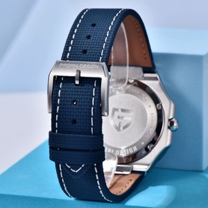 Reloj de Cuarzo para Hombre PAGANI DESIGN 2025 de 37 mm, Marca de Primera Calidad, Cristal de Zafiro con Revestimiento AR, Reloj de Negocios con Correa de Cuero Genuino - Product Image 6