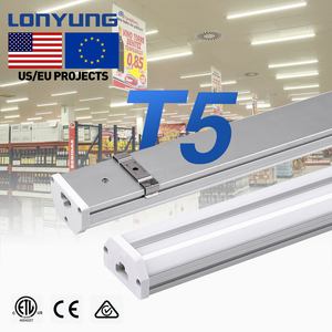 Lonyung ETL CE nhôm có thể kết nối double side công nghiệp Ống ánh sáng LED 4 chân Led cửa hàng đèn 8ft T5 LED ống ánh sáng 4ft - Product Image 1