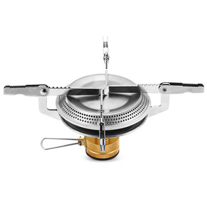 Réchaud à gaz portable d'extérieur, mini réchaud de camping en acier inoxydable, butane, aspiration d'air naturel, toutes saisons - Product Image 3