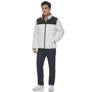 Luxury <b>Men's</b> FINER THREADS Canvas Puffer <b>Jacket</b> with Quick Dry & Breathable Features Soft Inner Lining <b>Warm</b> Winter Fashion Coat - Product Image 1