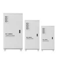 VENTE FLASH TNS AVR SCR Basé sur Relais AC Triphasé 380V Régulateur de Tension Automatique SVC-3-20kva 20kva 98% d'Efficacité Stabilisateur de Tension