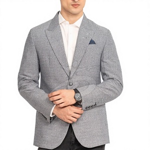 Costume de cérémonie de luxe 2 pièces classique en velours côtelé pour homme, respirant, grande taille, collection 2024, vente en gros - Product Image 3