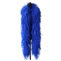 Boa de plumes d'autruche 6 plis pour l'artisanat de fête de mariage bricolage pour les décorations de vêtements de carnaval accessoires de costumes bon prix