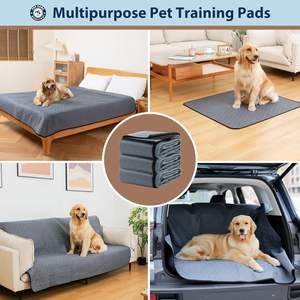 2025 Großhandel Bestseller Gesteppte Umweltfreundliche Waschbare Trainingsunterlagen für Haustiere Wiederverwendbare Wasserdichte Welpen Pinkelunterlagen - Product Image 3