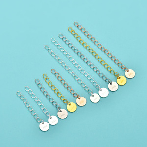 925 Sterling Silver Chain <strong>Extenders</strong> With Tags for <strong>Necklaces</strong> Anklet Bracelet Extension - Product Image 1