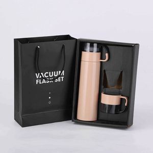 Modern Stainless Steel Eco-Friendly Tumbler With Handle and Lid - Product Image 3