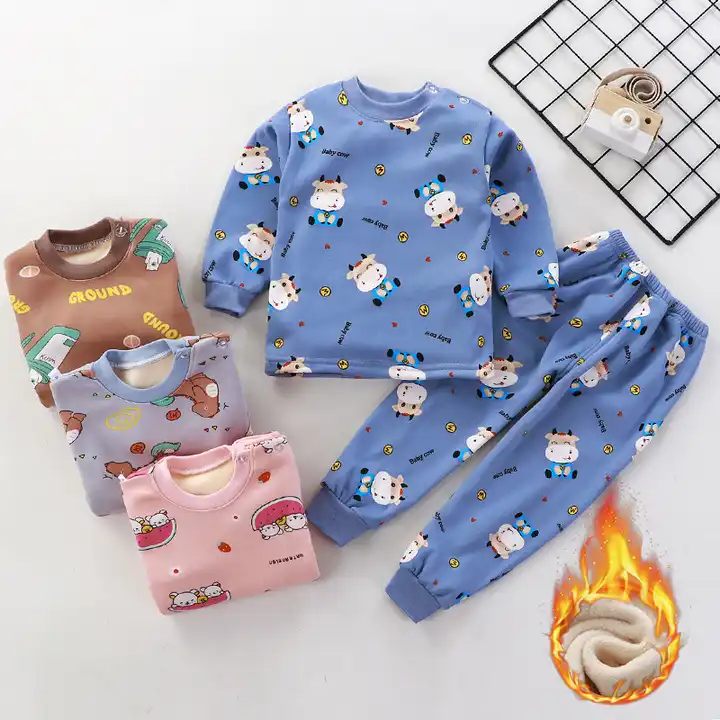 warm and fleece suit for children