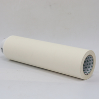 Ruban de masquage en crêpe blanc en rouleau jumbo avec doublure verte, sans résidus, pour peinture murale et travaux de construction