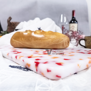 Planche à découper en plastique de qualité alimentaire pour la préparation des repas Matériau HDPE recyclé écologique - Product Image 4
