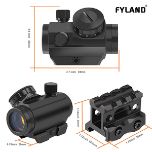 Venta caliente Entrega rápida FYLAND <span class=keywords><strong>Precio</strong></span> de fábrica 1X30 Red Green Dot <span class=keywords><strong>Laser</strong></span> Sight con Green <span class=keywords><strong>Laser</strong></span> Red Dot Scope - Product Image 3