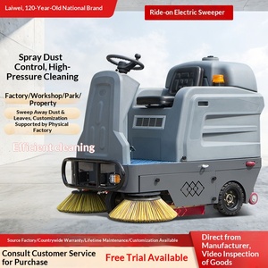 Sweeping and <b>Suction</b> Integrated Street Road Cleaning Equipment Property Community Car Three Wheels - Product Image 1