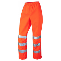 190T Essentials 100% Polyester armure toile PVC enduit 200g pantalons et pantalons de pluie haute visibilité ENISO 20471 classe 1