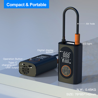 2025 sans fil numérique 19mm 150psi gonfleur de pneu 4000mAh ABS pompe à compresseur d'air électrique