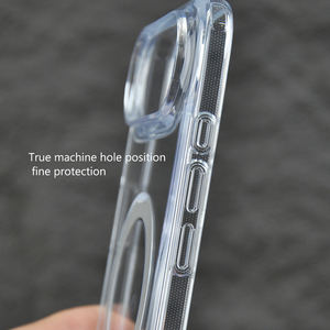 Pour iPhone 17 étui de téléphone transparent PC + TPU support pliant hybride étui de téléphone magnétique pour iPhone 17 Air 17 Pro 17 Pro Max 17 Air - Product Image 4