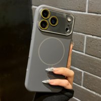 Coque pour iPhone 17 Pro Max avec aimant, en silicone liquide tout-en-un, anti-chute, compatible iPhone 16, 15, 14, 13, avec film de protection pour objectif