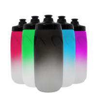 Bouteille d'eau de sport pour vélo, 500 ml, sans BPA, anti-fuite, avec logo personnalisé, pour activités de plein air