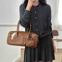 Nouvelle conception de mode quotidienne, style vintage simple, sacs à main carrés doux sous les bras, sacs à main pour femmes