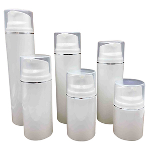 30ml-150ml Shiny White PP Vacuum Lotion <strong>Bottle</strong> Skin Care Airless Pump Cream Jar Airless Scream Isolation Sunscreen <strong>Bottle</strong>