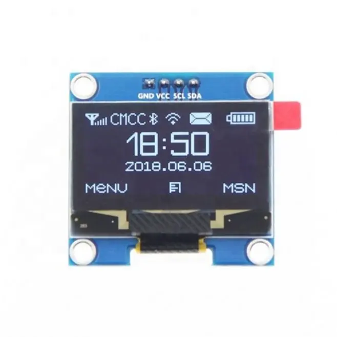 Светодиодный модуль 1,3 дюймов IIC интерфейс SH1106 совместим с последовательным ЖК-экраном G