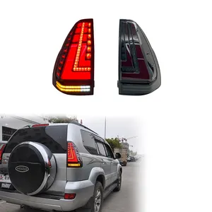 Zhengwo Manufacturer Car Tail Lights for Lexus GX Toyota FJ120 Prado car lamps 2003-2009 year auto lighting systems Sequential
