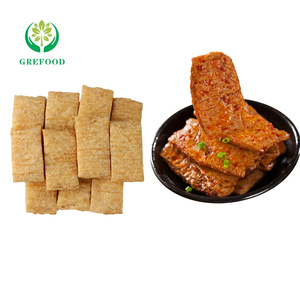 Spareribs et yerine fabrika fiyat dokulu sebze proteini olarak vegan gıda için <span class=keywords><strong>Gluten</strong></span> ile TVP zengin Fiber soya proteini - Product Image 1