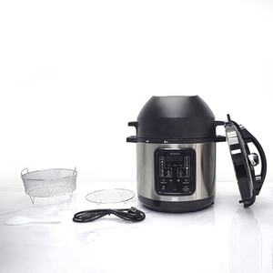 <span class=keywords><strong>Olla</strong></span> <span class=keywords><strong>a</strong></span> <span class=keywords><strong>presión</strong></span> eléctrica, freidora de aire, cocina múltiple, 6 L, <span class=keywords><strong>pollo</strong></span> <span class=keywords><strong>asado</strong></span>, pastel de camarones, bistec, arroz, cocción lenta, vapor preestablecido, mantener caliente - Product Image 2