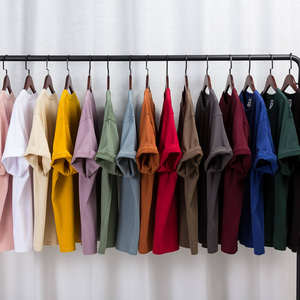 Gran Stock superventas de alta calidad 220G 100% algodón camiseta personalizada impresión OEM Logo hombres camiseta con impresión - Product Image 1