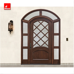 Truyền Thống Arch Và <span class=keywords><strong>Round</strong></span> Top Gỗ Bên Ngoài Cửa Ra Vào Cửa Với <span class=keywords><strong>Transom</strong></span> Cho Lối Vào Biệt Thự - Product Image 5