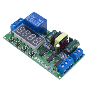 Convertitore IO23B01 AC 110V 220V, Relè Autobloccante Multifunzione, Modulo Timer Ciclico PLC, Interruttore Temporizzato per Vari Relè - Product Image 2