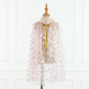 Tela de encaje floral con bordado láser 3D degradado 2026, 100% poliéster, tela de tul bordada 3D para vestido - Product Image 4