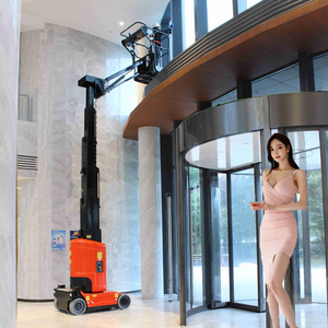 Plataforma elevadora de mástil vertical Instalación de equipos de gran altitud Mesas elevadoras Plataforma elevadora hidráulica 12m - Product Image 4