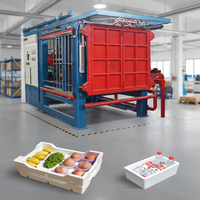 Machine de moulage de formes en EPS avec système d'aspiration pour contenants en mousse EPS, machine à boîtes alimentaires