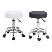 Fauteuil de Barbier Pivotant Pliable en Cuir PU Noir pour Usage en Salle de Sport et en Hôpital (Vente en Gros)