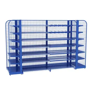 wholesale supermarkets Shopping Mall Shelf Retail for Product Supermarket Rack