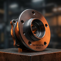 Pièces automobiles OEM de haute résistance en fonte ductile et fonte grise usinées avec précision, moulées dans le sable, pour blocs de moteur automobile
