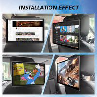 El mejor diseño de interfaz de usuario 1080P IPS Android Monitor de coche entretenimiento de asiento trasero para BMW Serie 5 7 X5 X6 GT TF USB para reposacabezas Mirrorlink