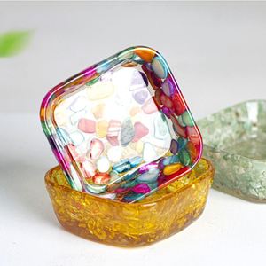 Luxurious Resin <b>Square</b> <b>Vase</b> with Crystal Inlay-Fairy Angel Design for Home & Events - Product Image 3
