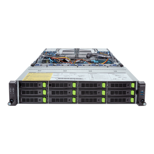 เซิร์ฟเวอร์แร็ค GIGABYTE R283-Z90-AAV1 แบบ Dual 2U AMD Universal รองรับ DDR5 RDIMM 12 ช่อง  พร้อมหน่วยความจำ AMD EPYC 9004 64GB DDR5 และที่เก็บข้อมูล HDD - Product Image 2