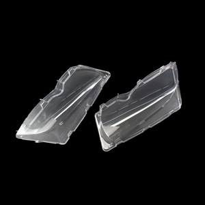 Couvre-phare GZGANGZHAN pour BMW Série 3 E46 2002-2005 Pare-chocs avant Lentilles transparentes Paire - Product Image 1